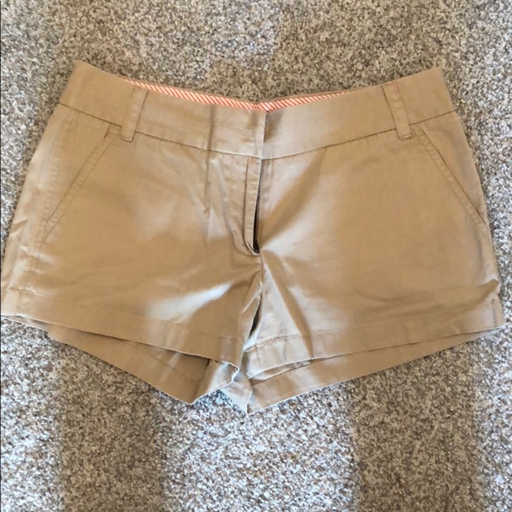 J Crew Kaki Shorts.
